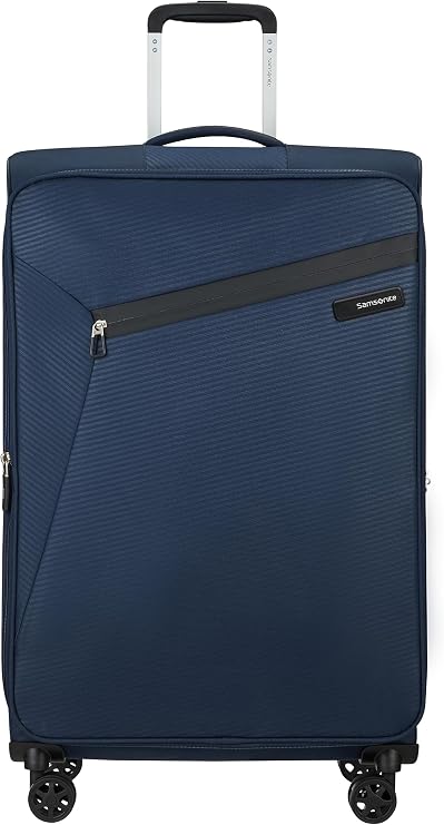 Samsonite Litebeam - Spinner L, Expandable Suitcase, 77 cm, 103/111 L, Blue (Midnight Blue)