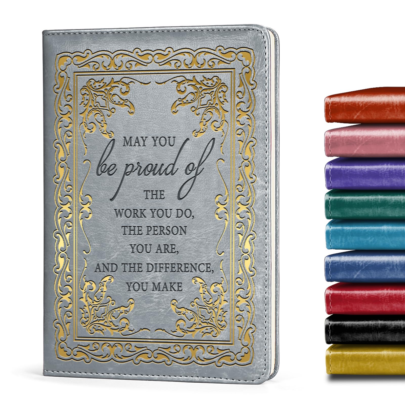 LBWCER Thank You gift May you be proud of the work you do, for Volunteer Staff Coach Nurse Teacher Social Worker Notebook Gift Travel Journal (May