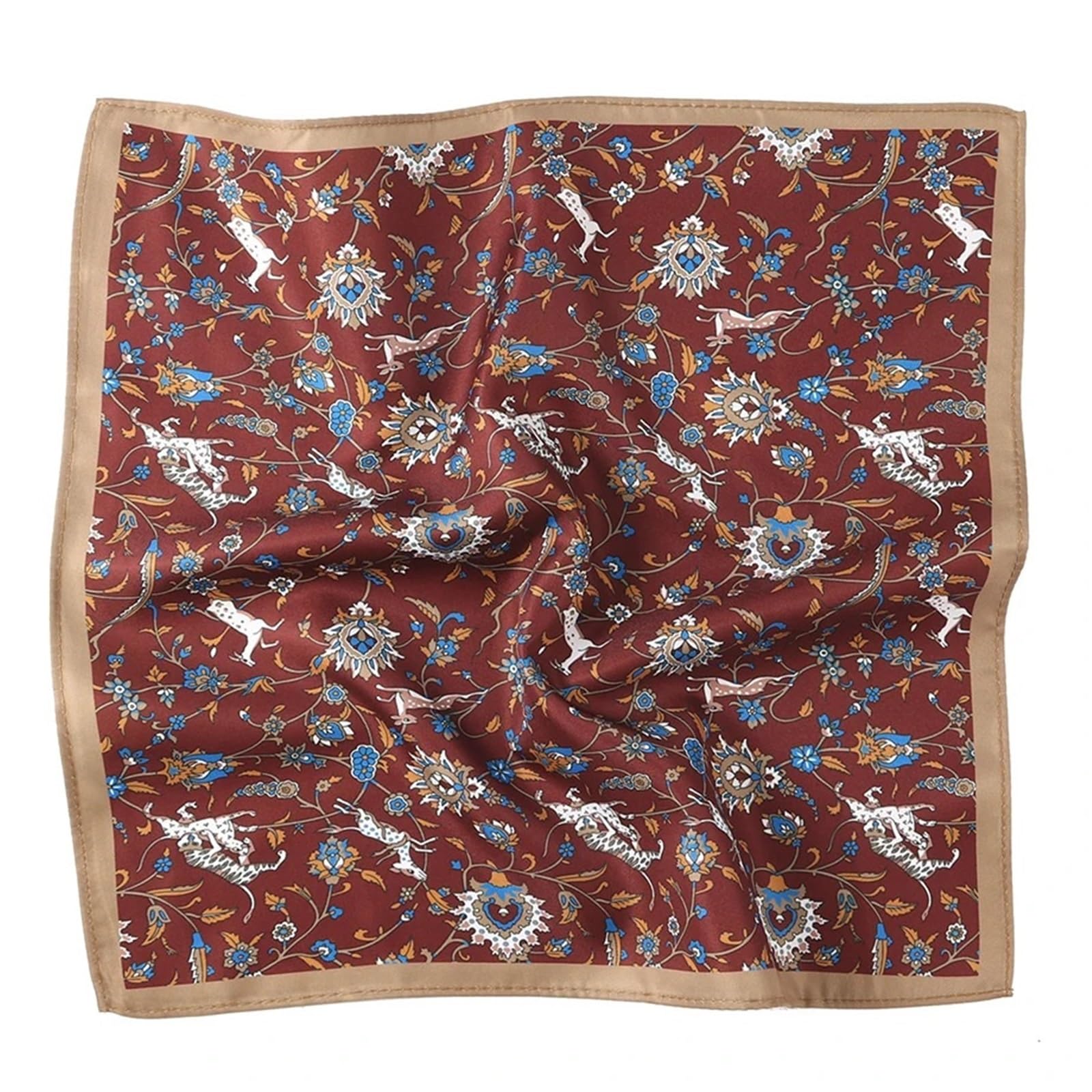 5 pezzi fazzoletti da uomo con stampa a pois, taschino floreali, matrimonio, regalo aziendale for lui per Uomo