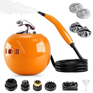 2000W Handheld Steam Cleaner 248 F High Temperature Multipurpose Steam Cleaners with 1500ml Tank 6 Adjustable Gear for