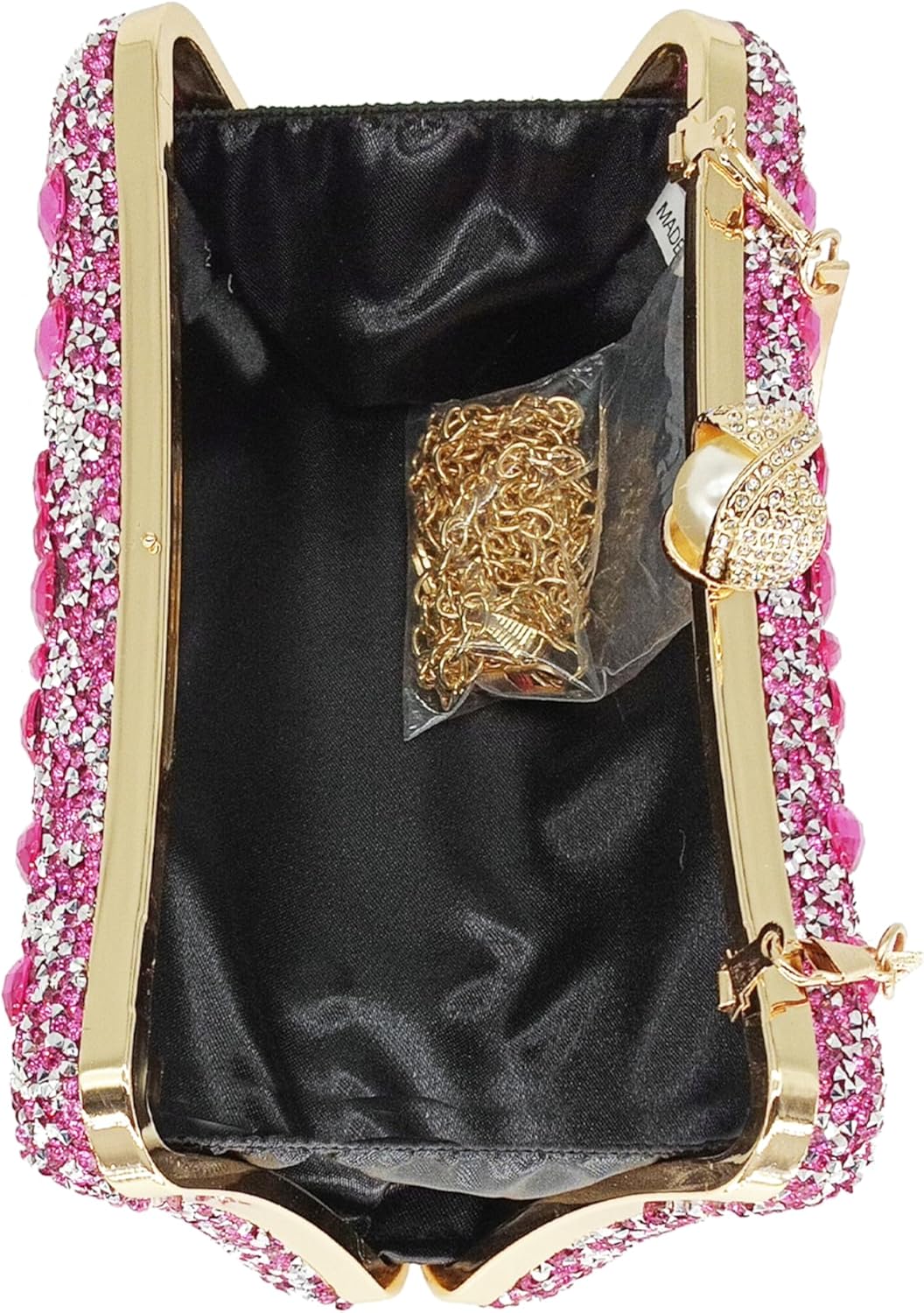 Rhinestone Clutch Purses for Women Evening Wedding Formal - Pearl Clasp Handbag Crystal Gemstone Bag for Party Prom - Image 5