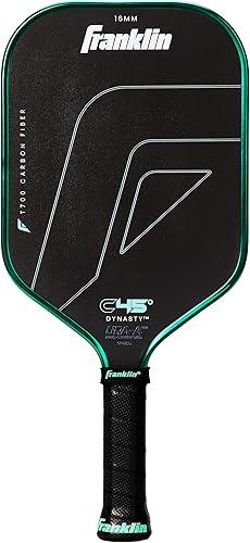 Franklin Sports Paletas profesionales de Pickleball  Serie de fibra de carbono C45 - Aprobadas oficialmente por USAP + UPA  Diseño para jugadores
