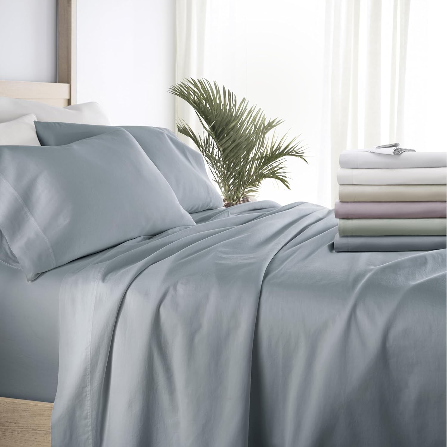 Linen Market 4 Piece Bedding Sheet Set - Sleep Better Than Ever with These Ultra-Soft & Cooling Bed Sheets for Your Size Bed - Deep Pocket Fits 18" Mattress