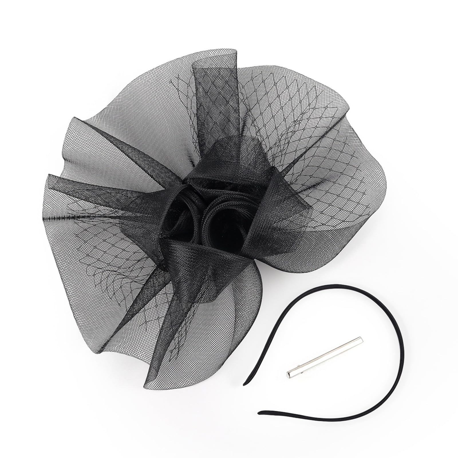 MICFENY Elegant Women's Fascinators Teas Party Headpiece For Wedding Photography Lightweight Hair Accessory Outdoor Ceremonies