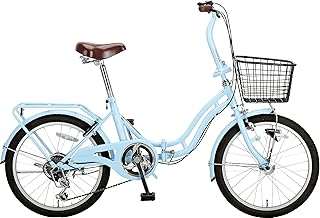 Amazon Co Jp 水色 折りたたみ自転車 自転車本体 スポーツ アウトドア