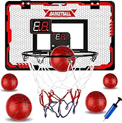 Cesta de Basquete, Aro de Basquete, Cesta de Basquete Interna com Placar Eletrônico 45 * 29,5cm