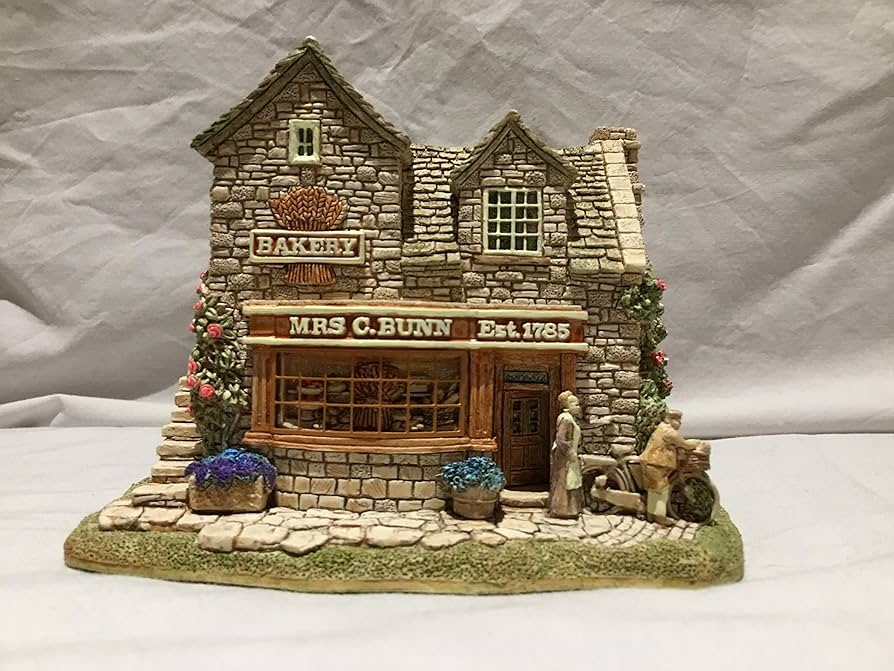 リリパット レーン THE BAKER'S SHOP Lilliput Lane The Bakers Shop, Made In Great Britian