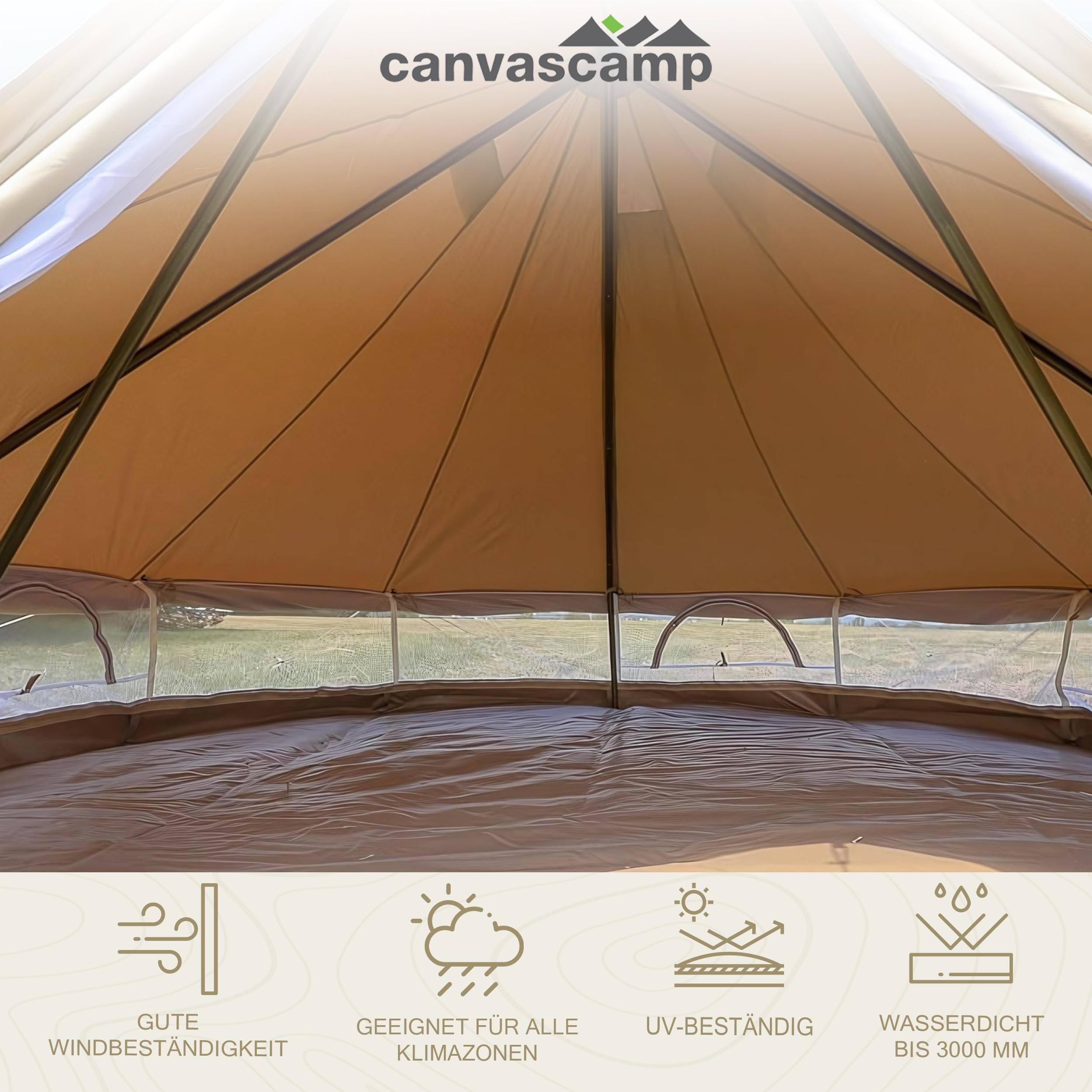 CanvasCamp Sibley 300 Ultimate: Waterproof Glamping Luxury 3