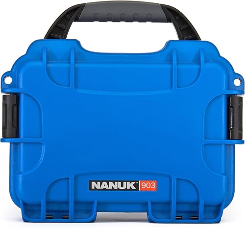 Miniatura 4 de Nanuk 903 - Carcasa rígida pequeña impermeable con inserto de espuma de 9.1 x 6.8 x 3.8 pulgadas, color plateado
