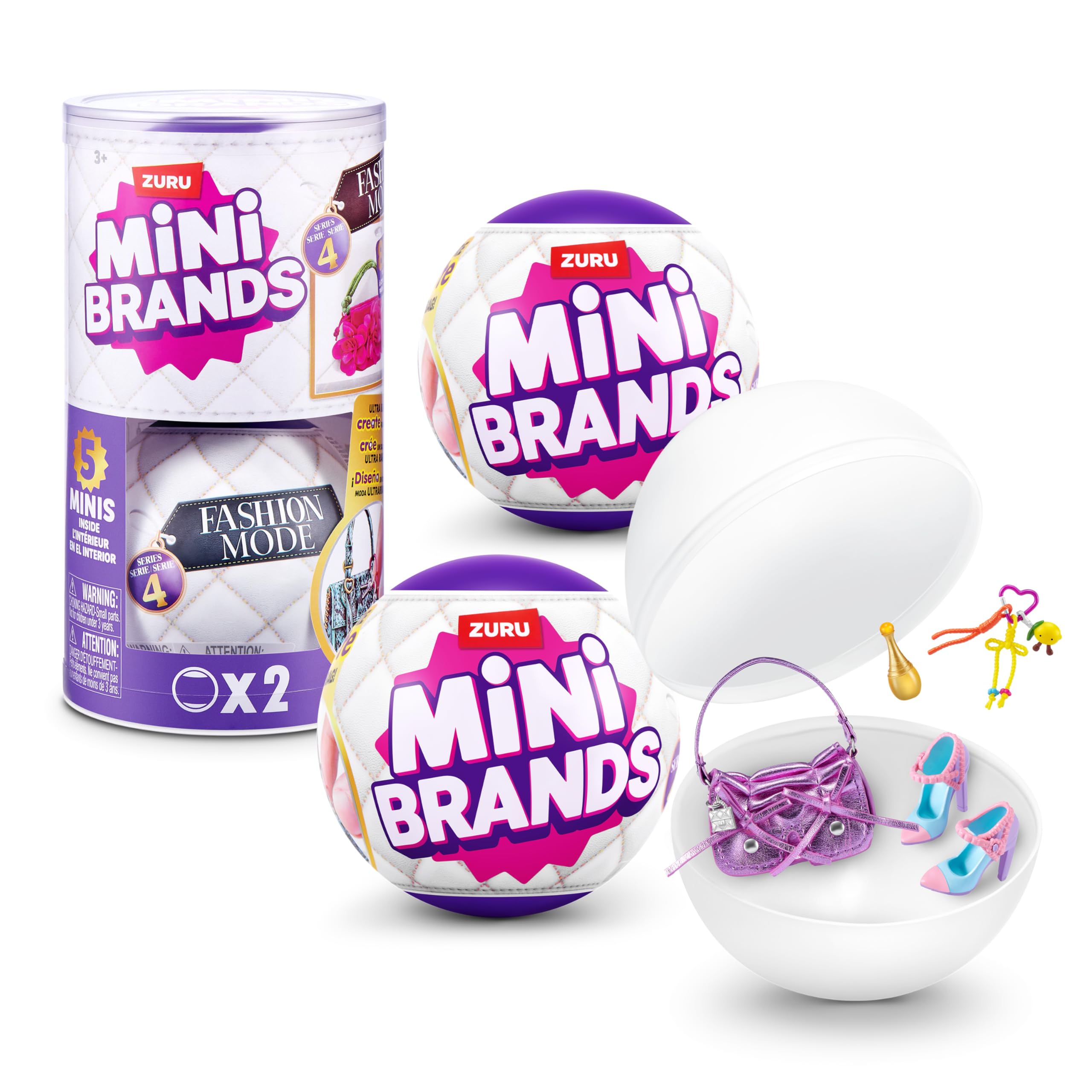 Amazon.com: Mini Brands Fashion Series 4 2 Pack by ZURU – Novelty