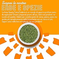 Vista 6 de TUTTOCALABRIA Pimientos secos enteros de Calabria, pimientos secos en tallo, ideales para cocinar o decorar, totalmente naturales, sin OMG, producto