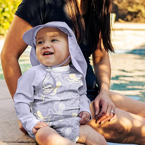 Miniatura 3 de Green Sprouts Rashguard Eco de manga larga para bebé