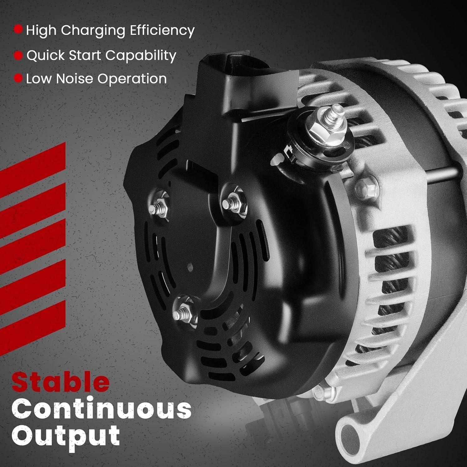 Alternator for:-Chevy Suburban 2015-2020 Silverado 1500 2500 3500 Tahoe, for:-GMC Yukon Sierra 1500 2500 3500, for:-Cadillac Escalade, 150A 12V CW, Replace OE# 84143543, 22747896