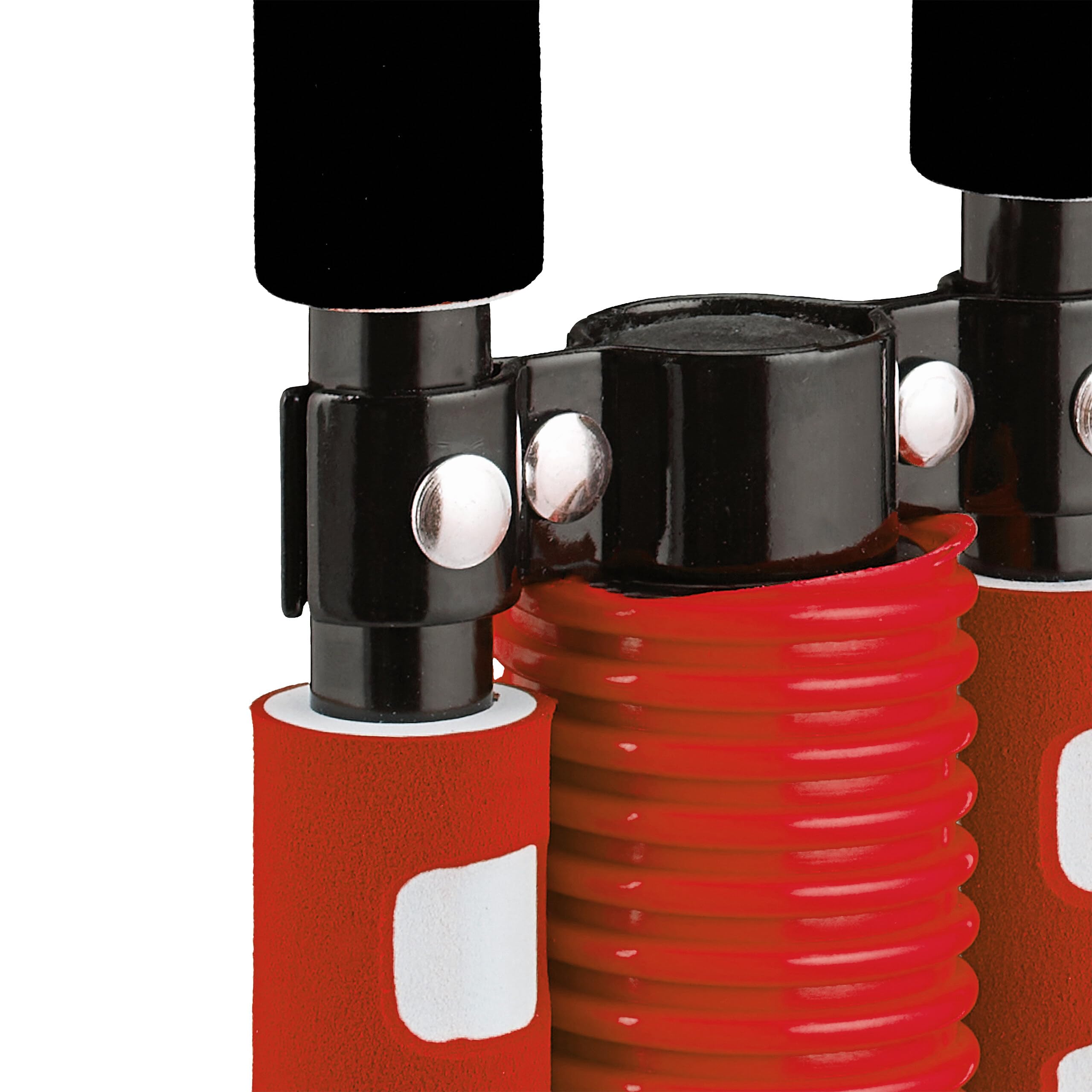 Relaxdays Pogo Stick für Kinder Springstock bis 60 kg Edelstahl rot