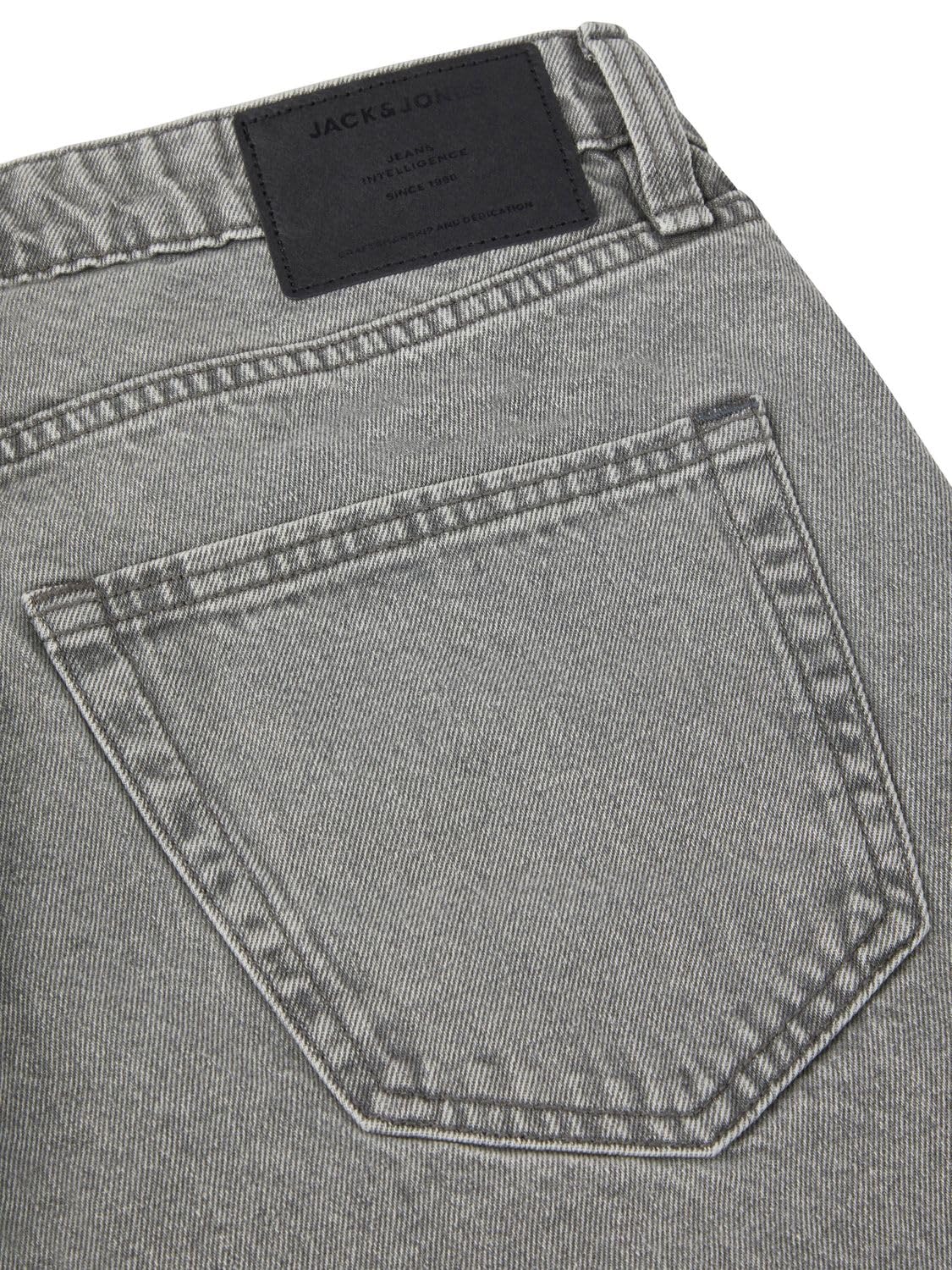 JACK & JONES JJIALEX JJCOOPER - Pantalones vaqueros para hombre, elásticos, holgados, de algodón, color azul, negro y gris, talla 30, 31, 32, 33, 34, 36, 38