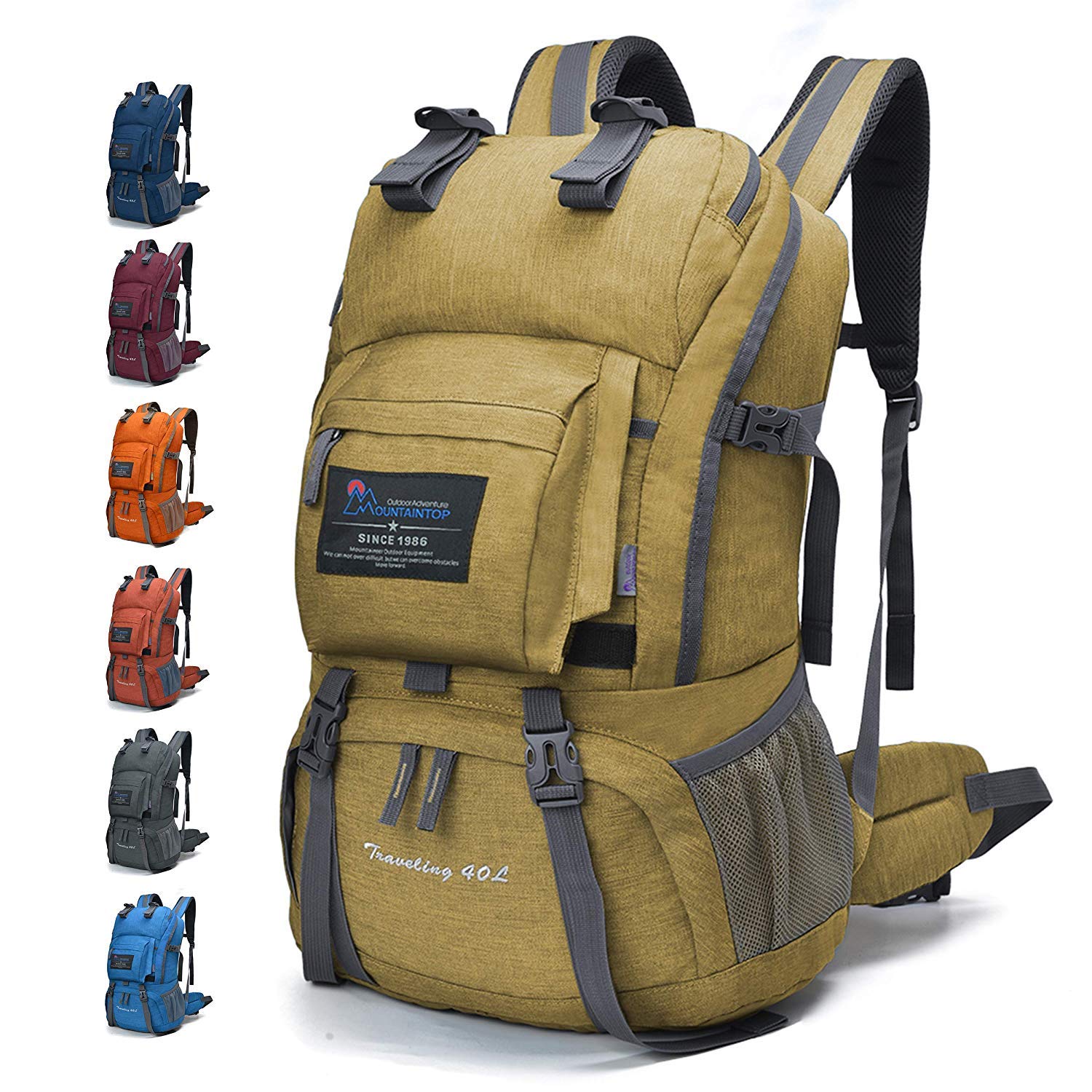 mountaintop unisex rucksack 40l
