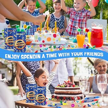 Birthday Party Favors Gift Decorations Supplies for Outdoor Indoor Decor, 70Pcs Party Theme Essentials Stuffers Must Haves for 10 Guests, Treasure Chest Hunt with Friends