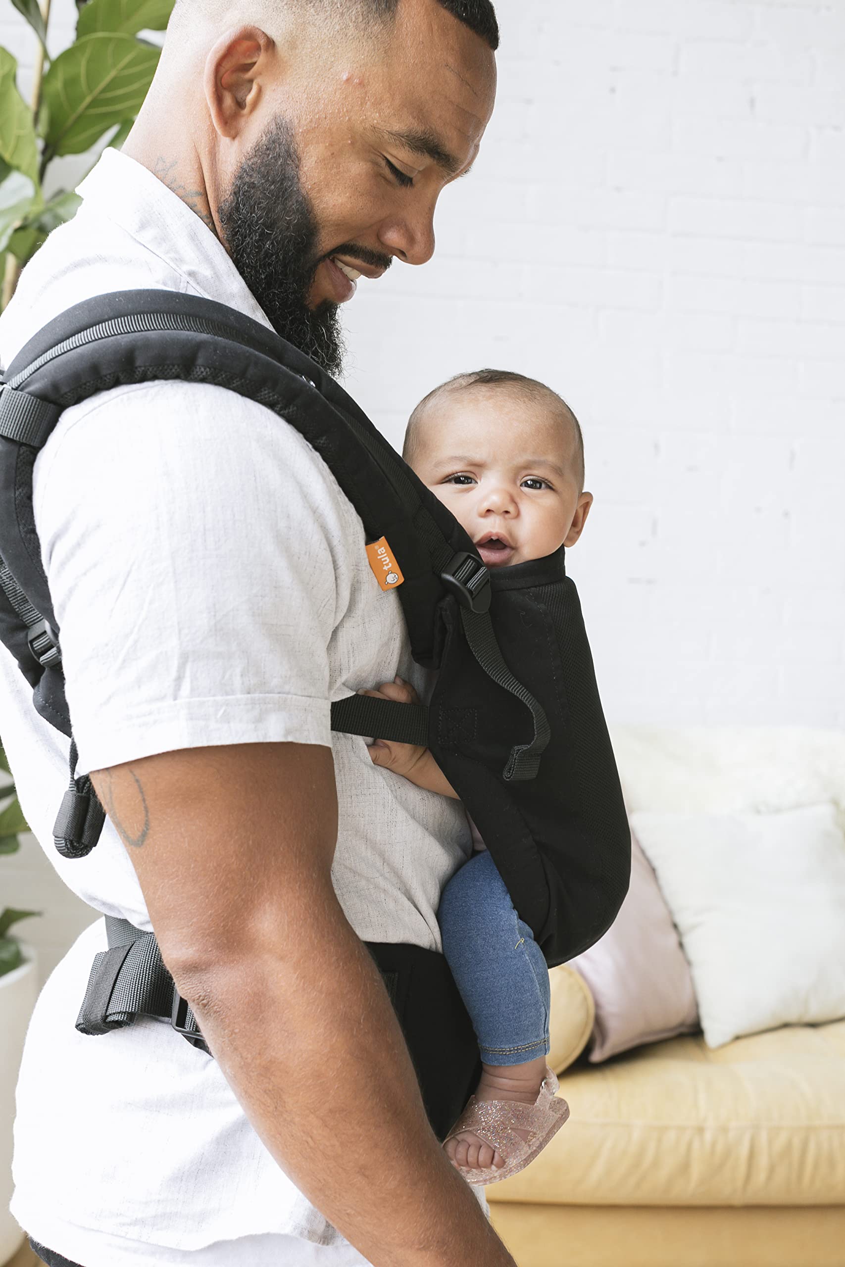 Tula Mesh Free-to-Grow marsupio neonati e bambini ergonomico, regolabile dalla nascita, marsupio porta bebe estivo, transpirable, due posizioni, schiena, per 3,2-20,4 kg, Urbanista