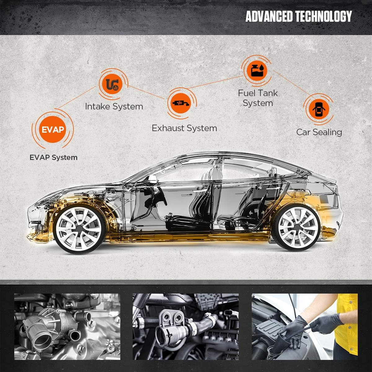 Connecting smoke tube to AUTOOL SDT106