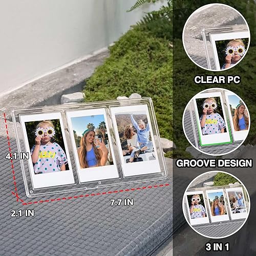 Vista 37 de WOGOZAN Mini marcos de fotos de 3 pulgadas para Fujifilm Instax Mini 12/11/99/90/9/8/7+/EVO Classic Polaroid 2.15 x 3.4 pulgadas, tamaño cartera