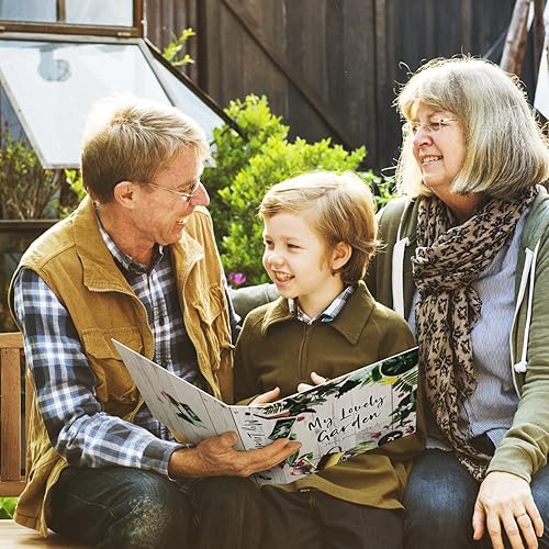 Miniatura 6 de Diario de jardín, carpeta de página completa de 3 anillos de 8.5 x 11 pulgadas. Kit organizador de paquetes de semillas, planificador perfecto y