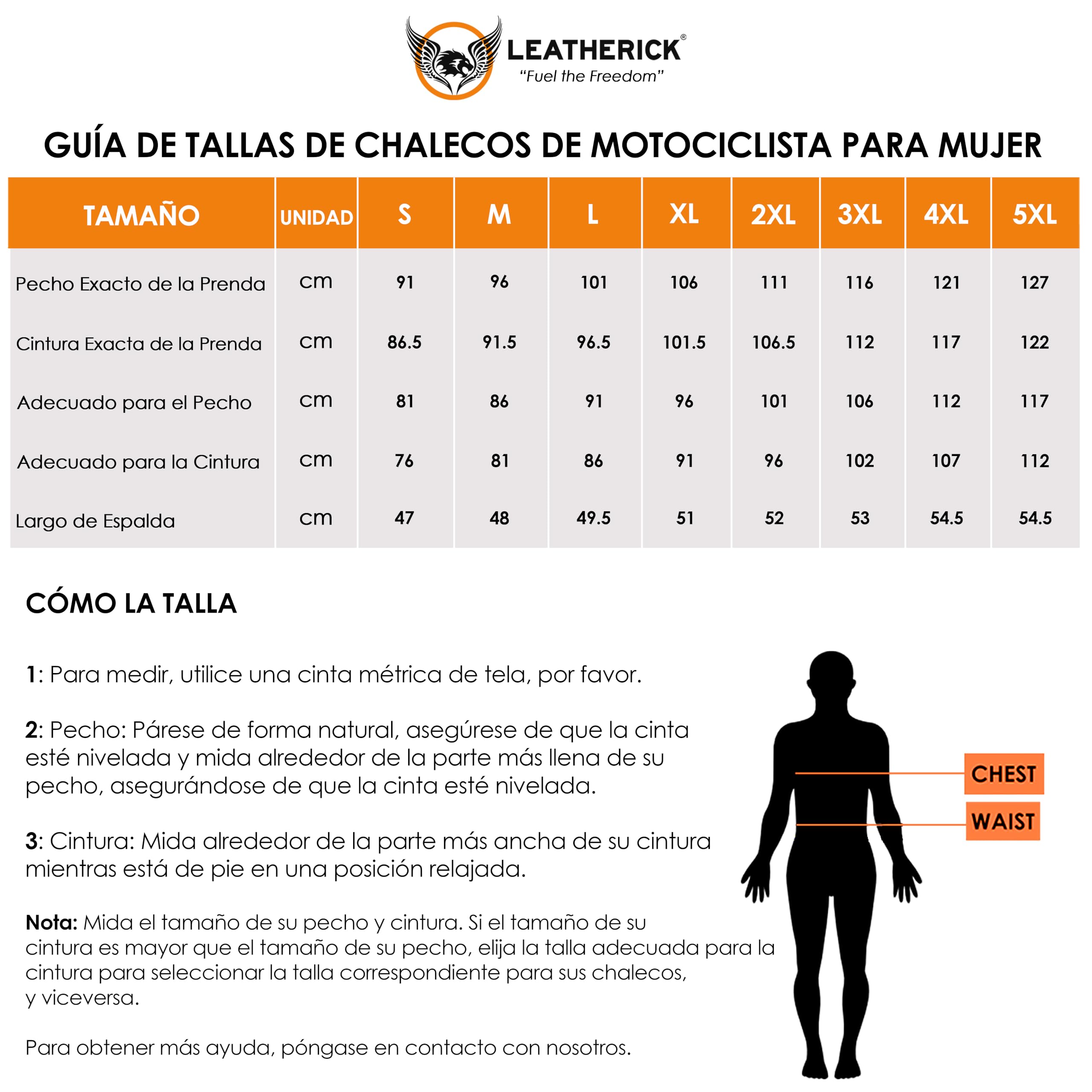 Leatherick Chaleco estilo motorista trenzado de cuero para mujer para chaqueta/chaleco sin mangas casual y de moda (L) (12)