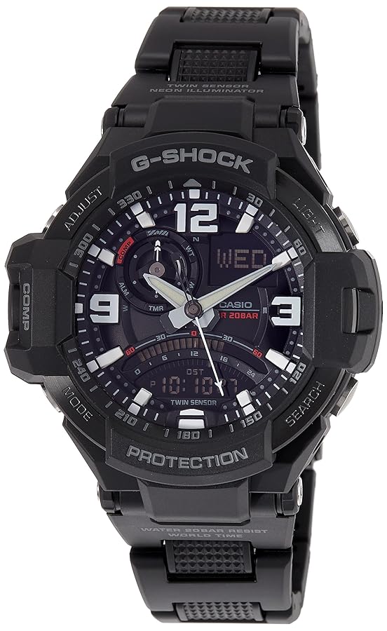 G-SHOCK GA-1000FC-1AJF ブラック GWN-1000B-1BJF | CASIO