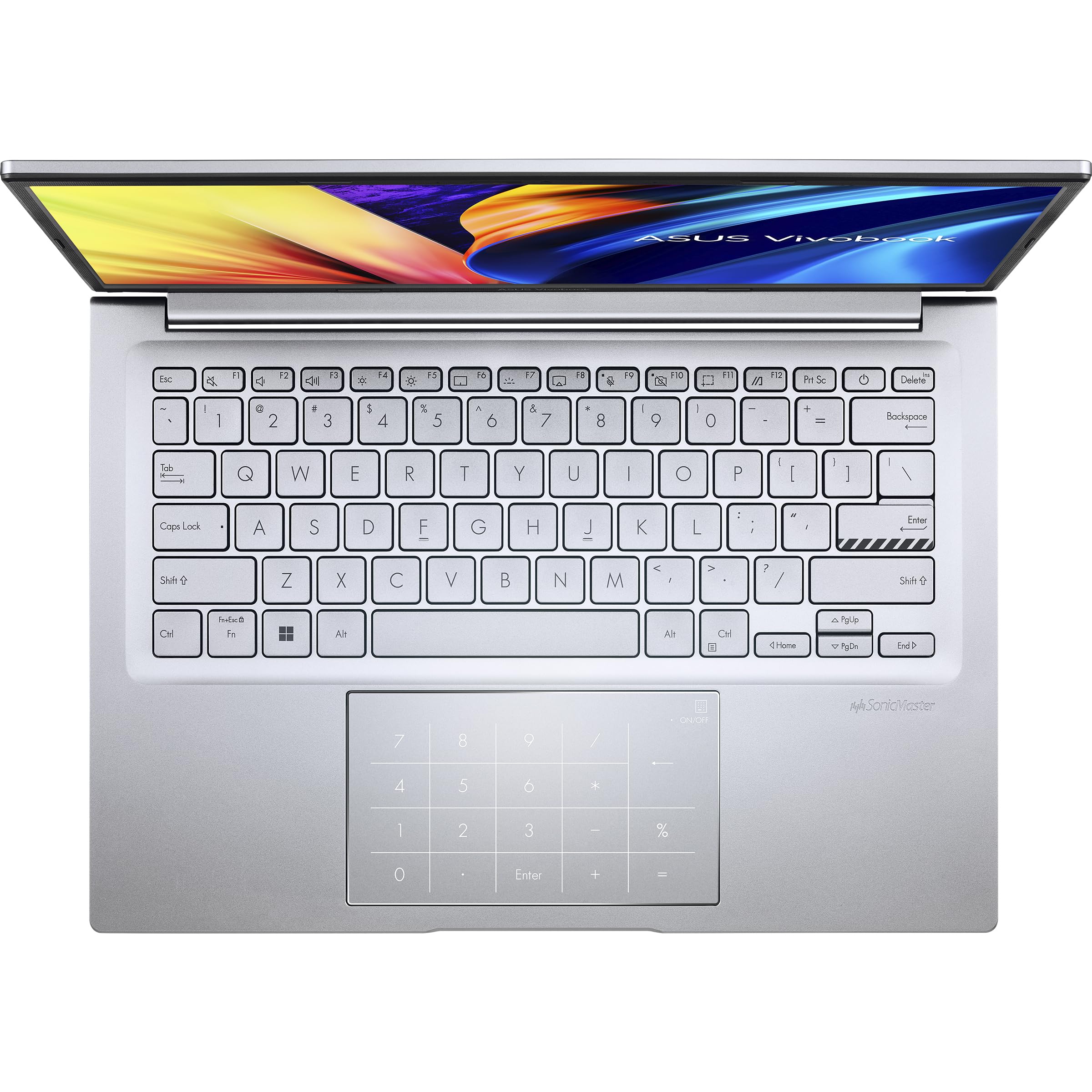 ASUS Vivobook 14 S1405VA-LY276W 14 Pouces WUXGA PC Portable (Intel Core i9-13900H 5.4 Ghz, 16 Go DDR4, 1To SSD PCIe 4.0, Intel Iris X Graphics, Windows 11 Home) - Clavier AZERTY - Gris