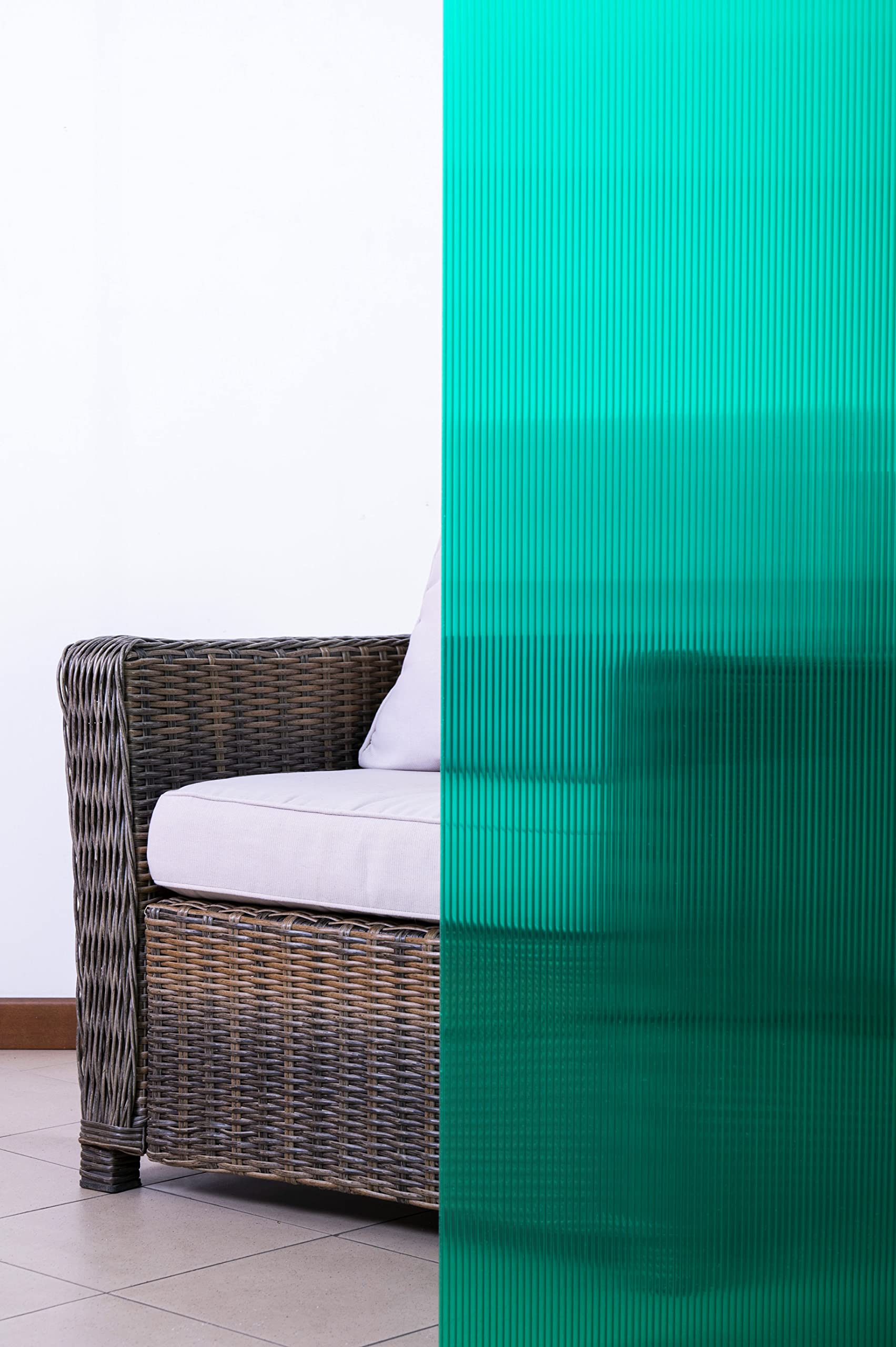 Lastra Policarbonato Alveolare EXOLON 2100x1000 mm SPESSORE 10 mm 4 Pareti VERDE