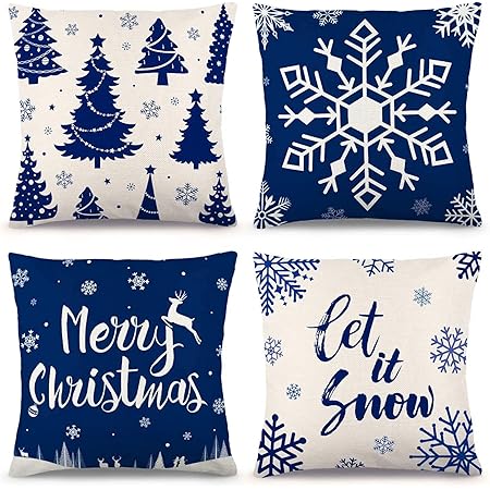 snowflake pillow cases