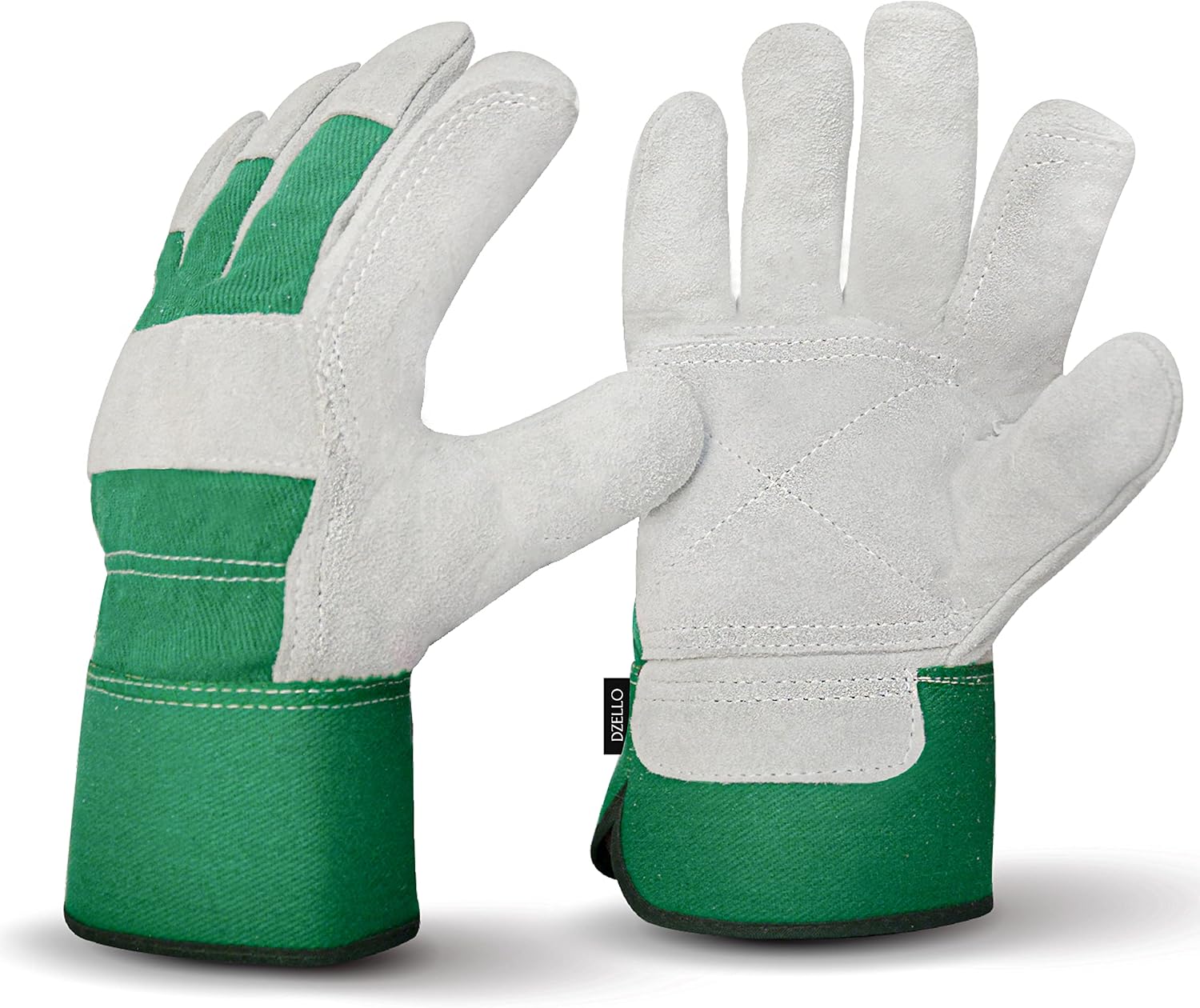 DZELLO Heavy Duty Gardening Gloves for Men Garden Gloves Thorn Proof