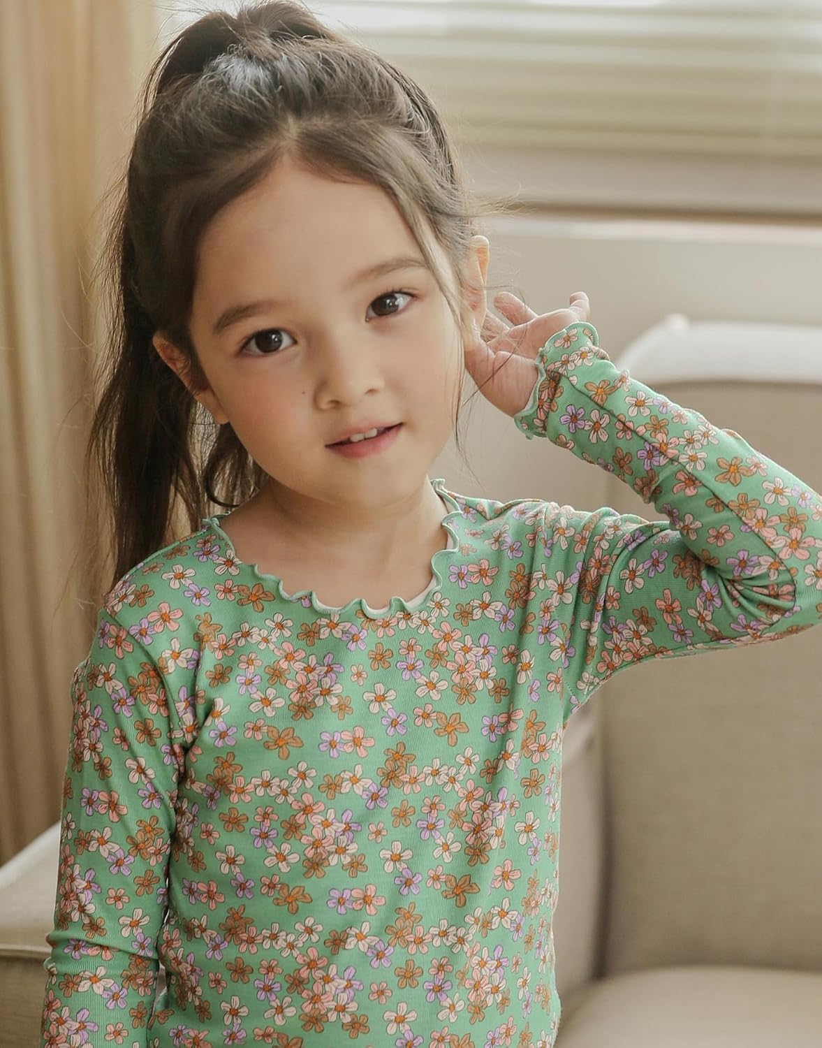 VAENAIT BABY Toddler Kids Pajamas Viscose from Bamboo Sleepwear Floral Animal Sports Print PJs for Boys Girls, 6M–12Y - Image 2