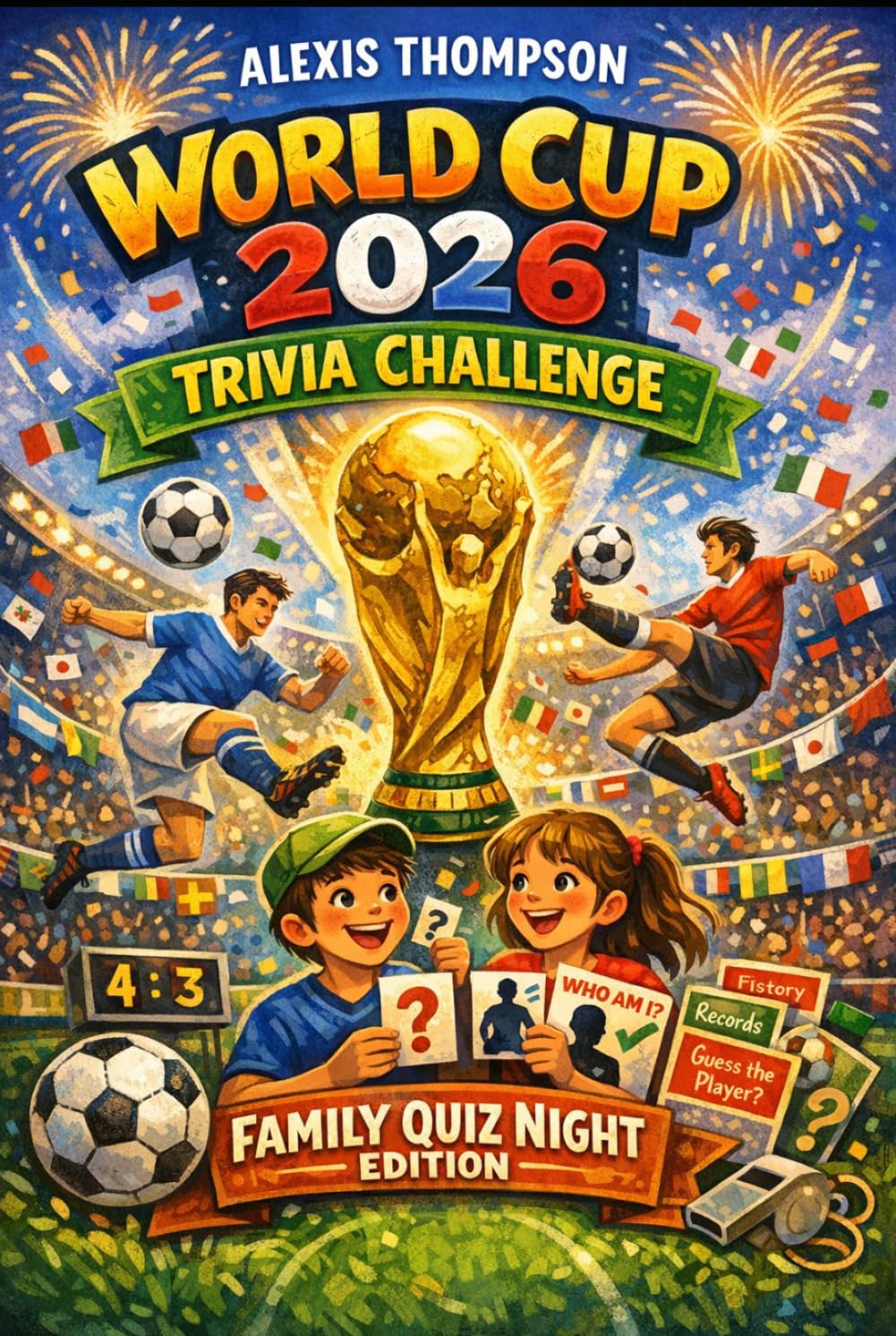 World Cup 2026 Trivia Challenge: Family Quiz Night Edition: 1000+ Exciting Questions from Easy to Expert! Historic Finals, Crazy Records, Legendary Players, Guess the Player & Quiz Battles