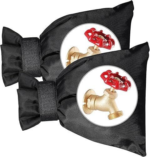 Fundas de grifo para exteriores para invierno, exteriores, grifos de jardín, calcetines, protección contra congelación, anticongelante, impermeable,