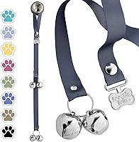 Vista 11 de PoochieBells El timbre original para orinal para perro, campanas para entrenamiento de orinal y ruptura de casa de cachorros, entrena a tu perro