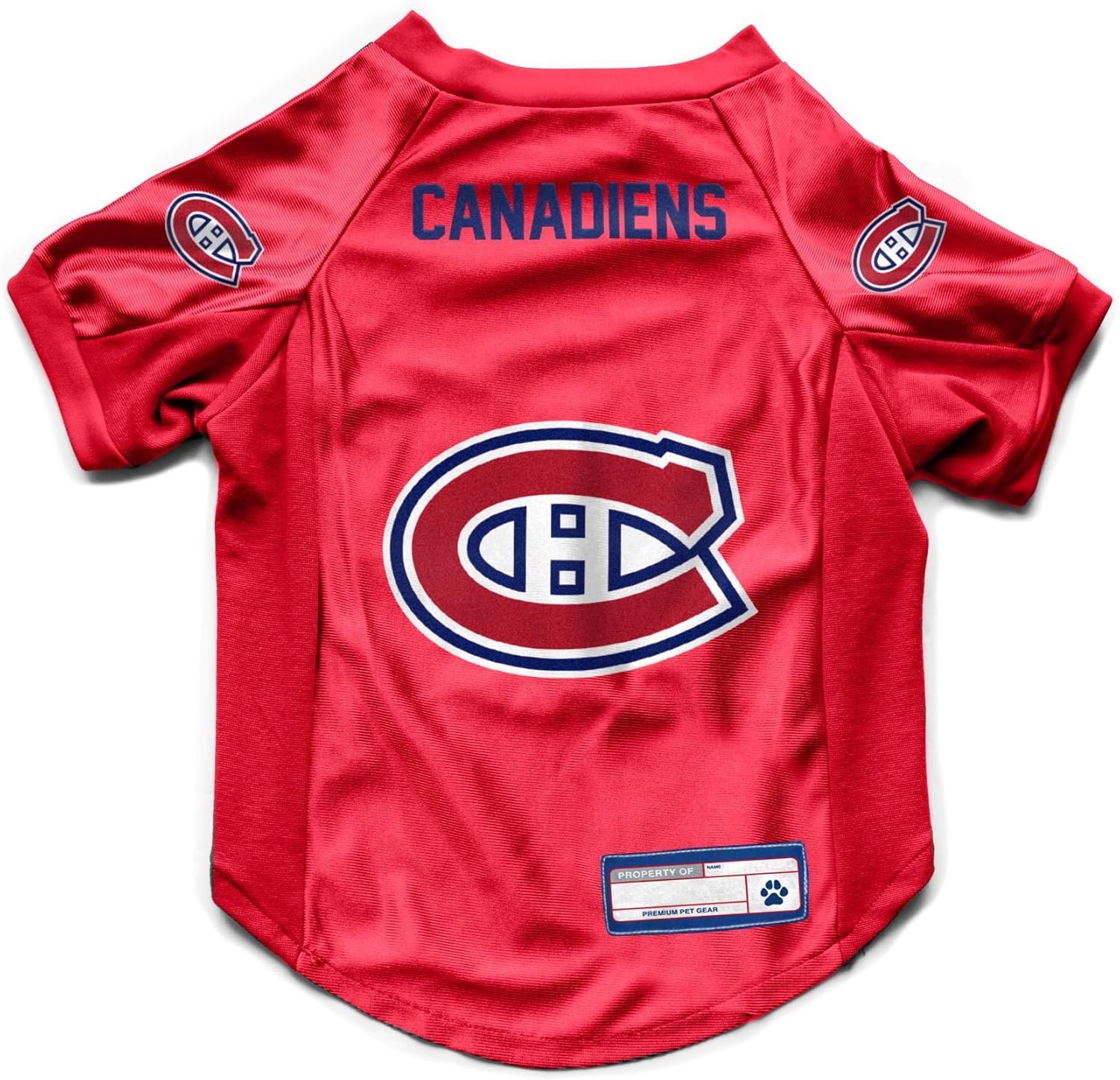 Littlearth NHL Carolina Hurricanes Stretch Pet Jersey, Team Color, Large