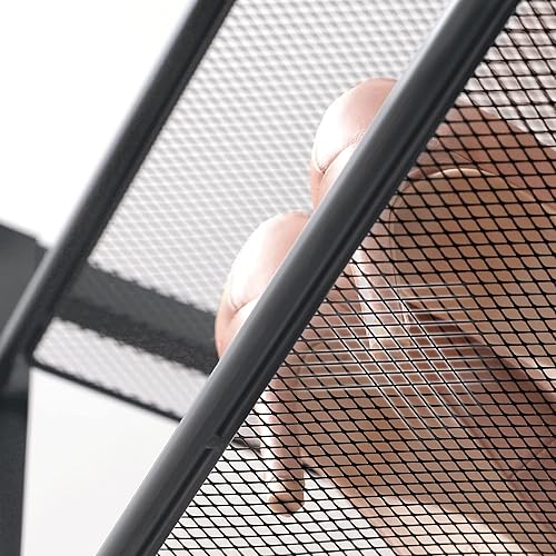 Miniatura 62 de SONGMICS Zapatero, organizador de zapatos de 5 niveles, almacenamiento de zapatos de metal para garaje, estante apilable para zapatos, con estantes