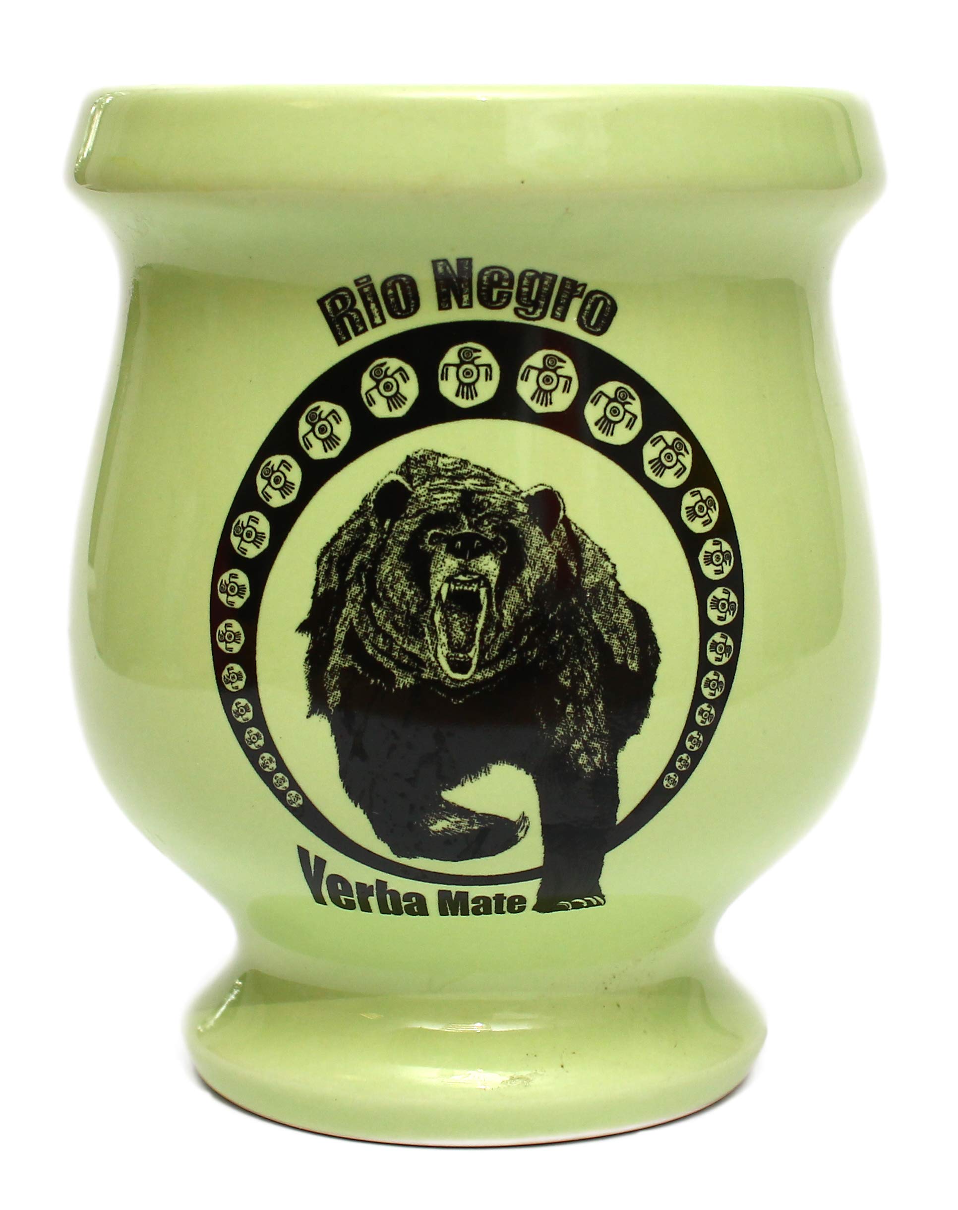 Rio Negro Ceramic Jar, Green, 10x10x10