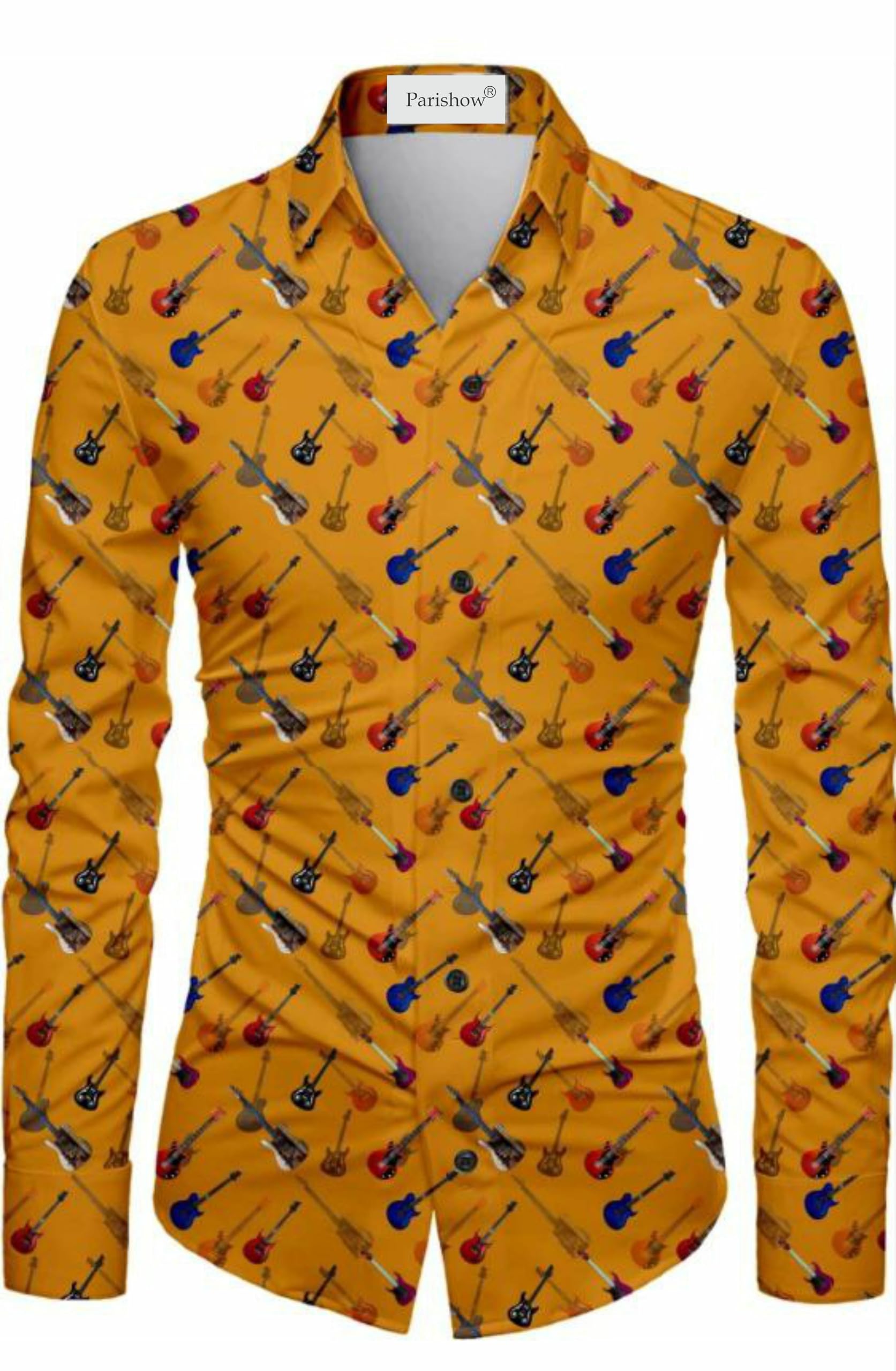 Cotton Blend Printed Shirt Fabric (Unstitched)-picture-44