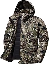 BASSDASH Walker Men’s Insulated Waterproof Fishing Hunting Jackets Silent Breathable Lightweight Winter Coat for Cold Weather
