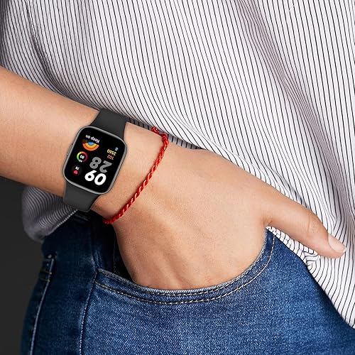 Miniatura 9 de Muñequeras deportivas de silicona compatibles con Xiaomi Redmi Watch 3Mi Watch Lite 3 Accesorios de repuesto Correa impermeable talla única 5.5"-8.7"