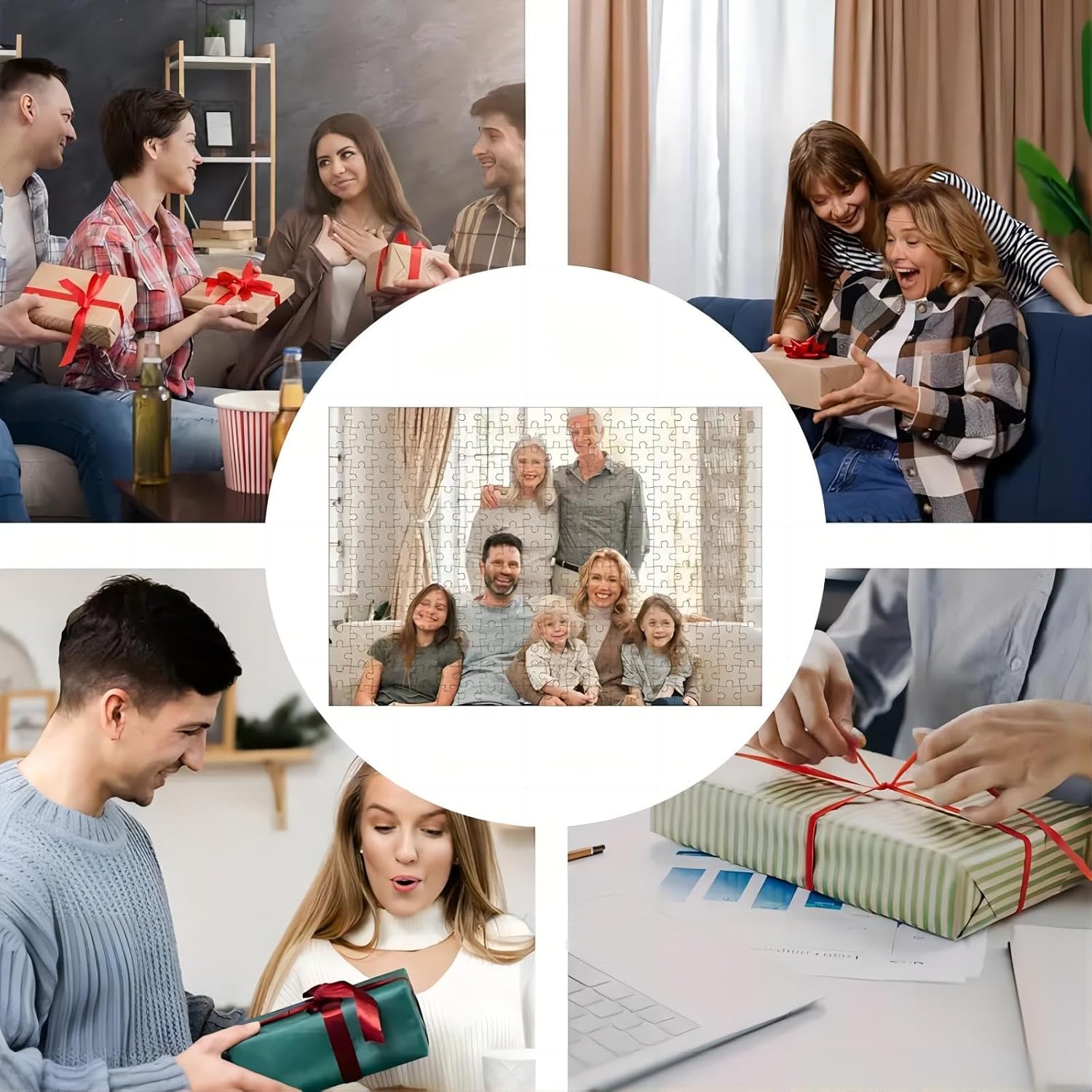Custom Jigsaw Puzzle from Photos 2000/1000/500/300/200 Pieces, Personalized Puzzle for Family,Friend,Couples Lovers, Custom Puzzle for Birthday,Wedding, Graduation, Christmas (1000PCS)