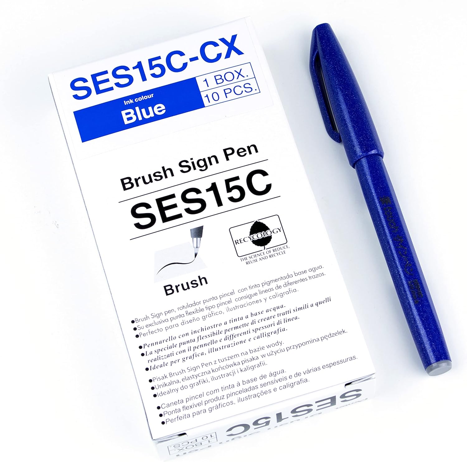 375円 メーカー公式ショップ ぺんてる 筆タッチサインペン Ses15c P ピンク 画材屋ドットコム