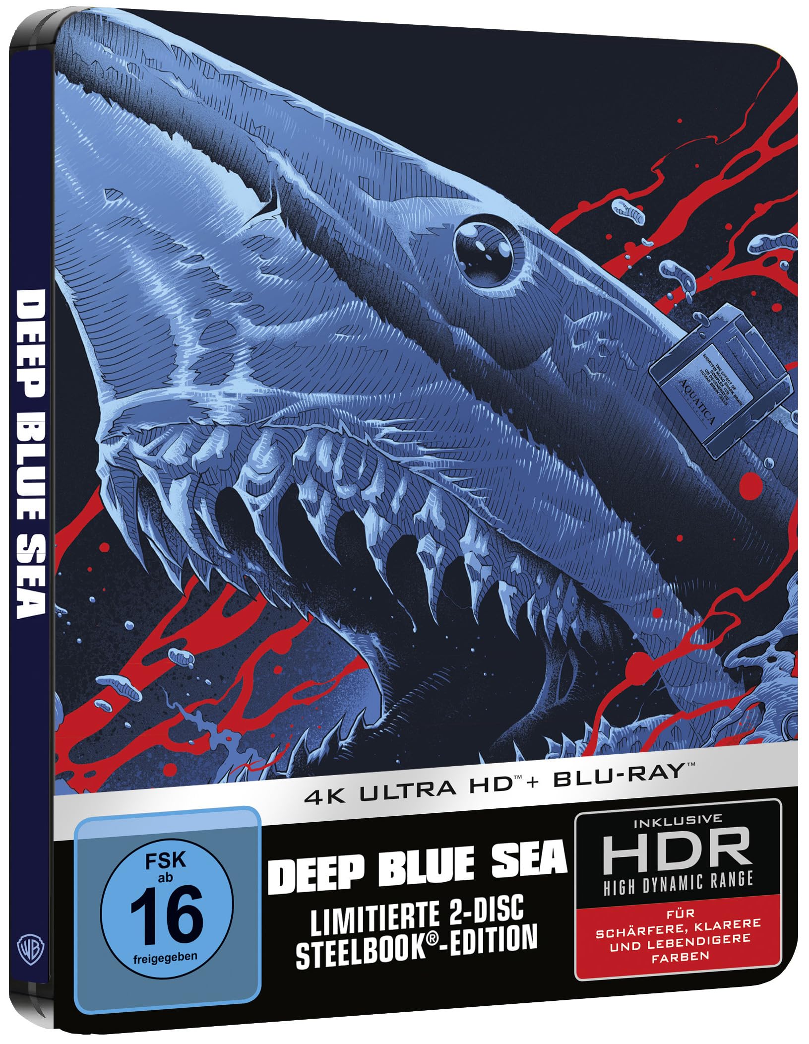 Deep Blue Sea   (4K UHD Steelbook) (4K Ultra HD | Blu-ray)