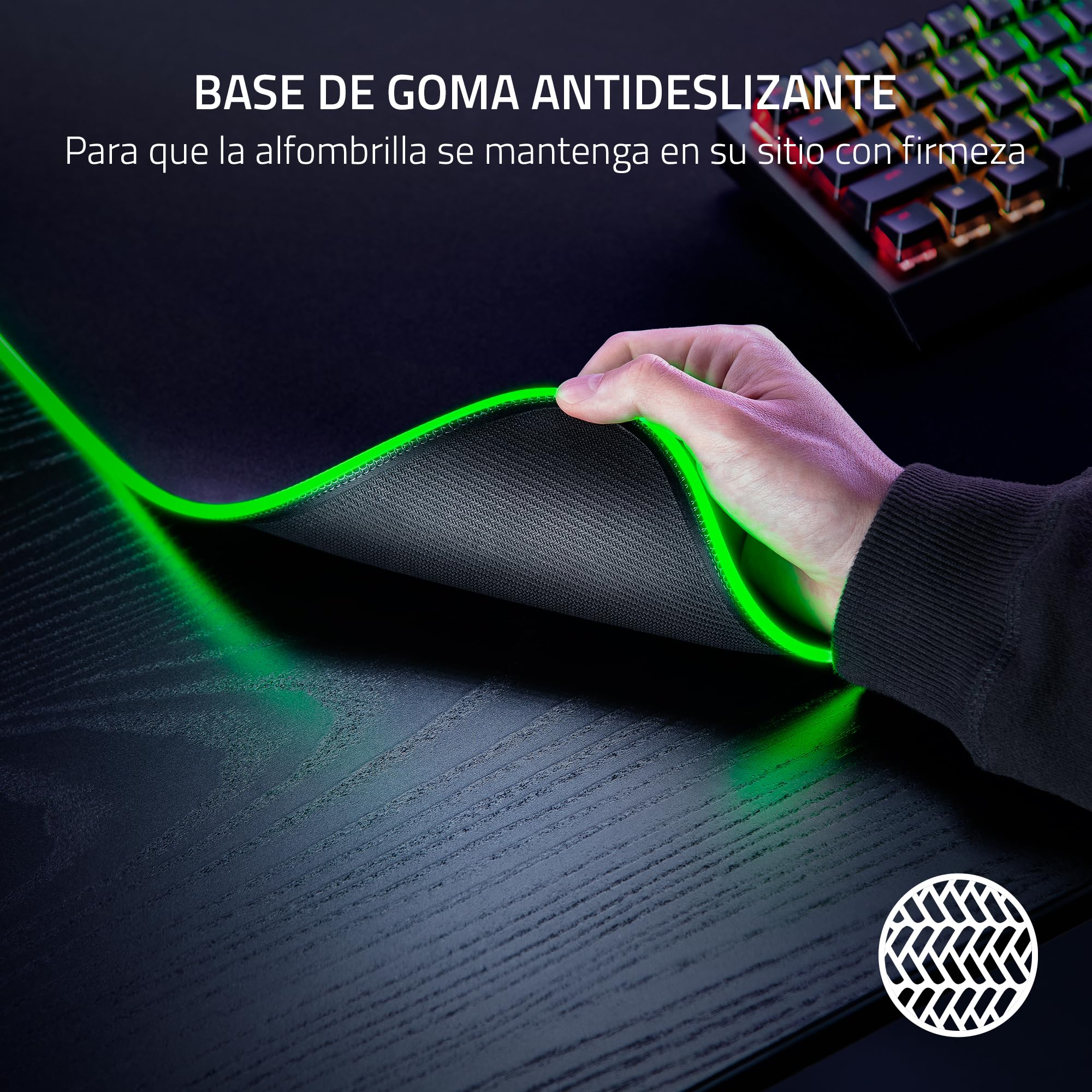 Razer Goliathus Chroma 3XL - Alfombrilla de ratón Suave para Juegos Superficie de Tela microtexturizada (Chroma RGB, optimizada para Todas Las configuraciones de sensibilidad y sensores) Negro