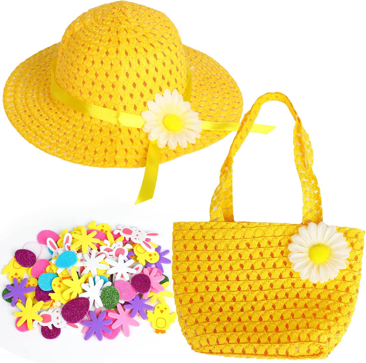 SULOLI Easter Kit,Easter Hat Kids Make Your Own Easter Easter