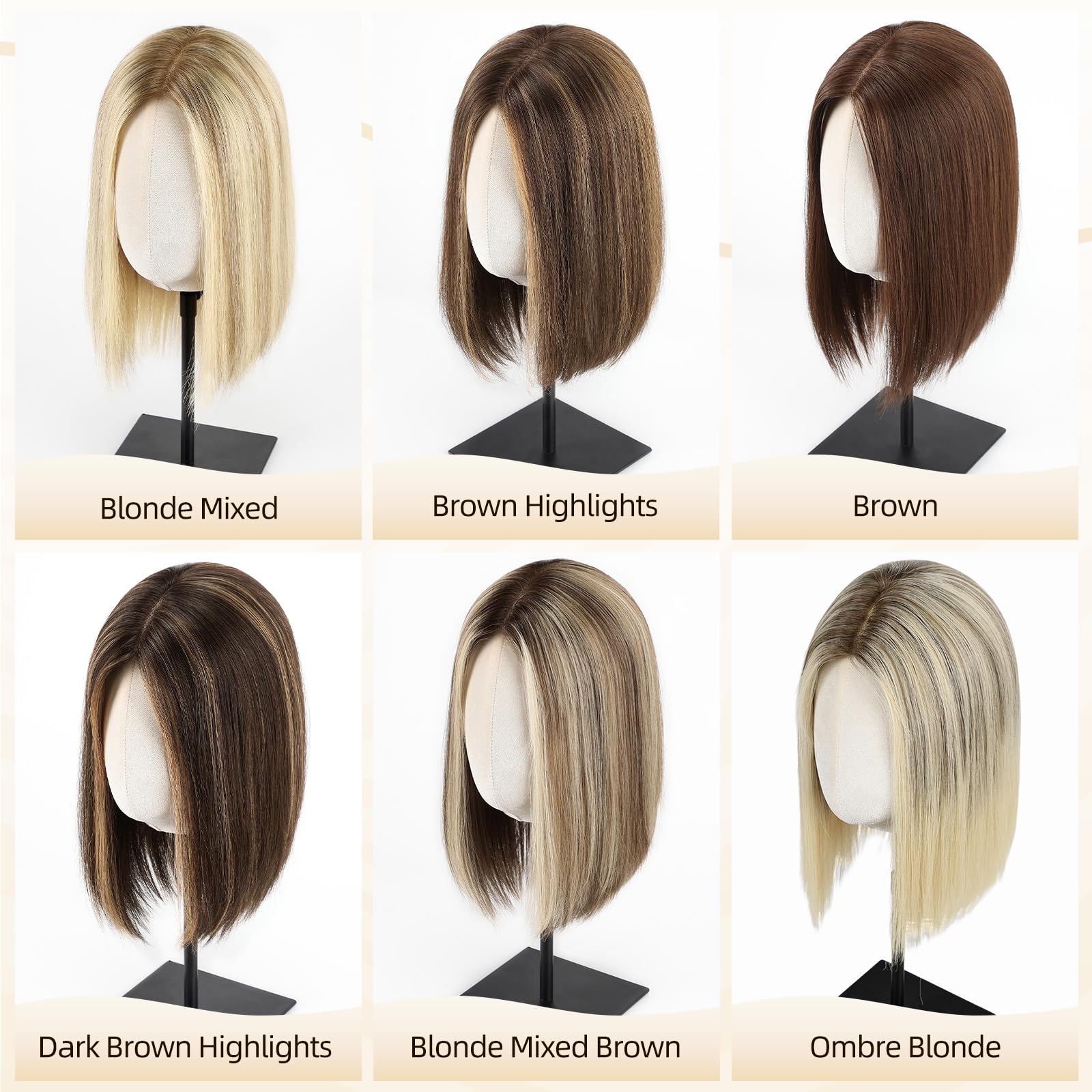 Amazon.com : Topart MONO TOP Hair Toppers for Women Human 
