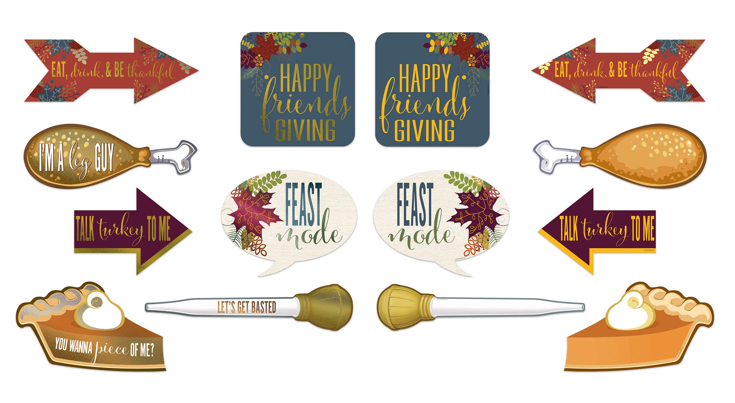 Panneaux photo Thanksgiving durables pour amuser vos invités lors de la fête de la récolte