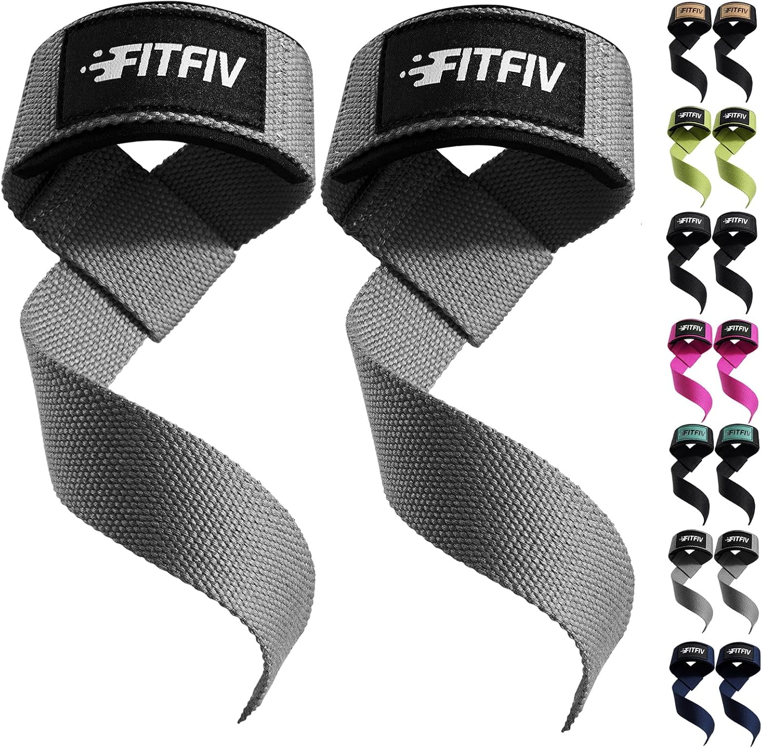 Lifting Straps for Weightlifting, Padded Wrist Straps for Gym