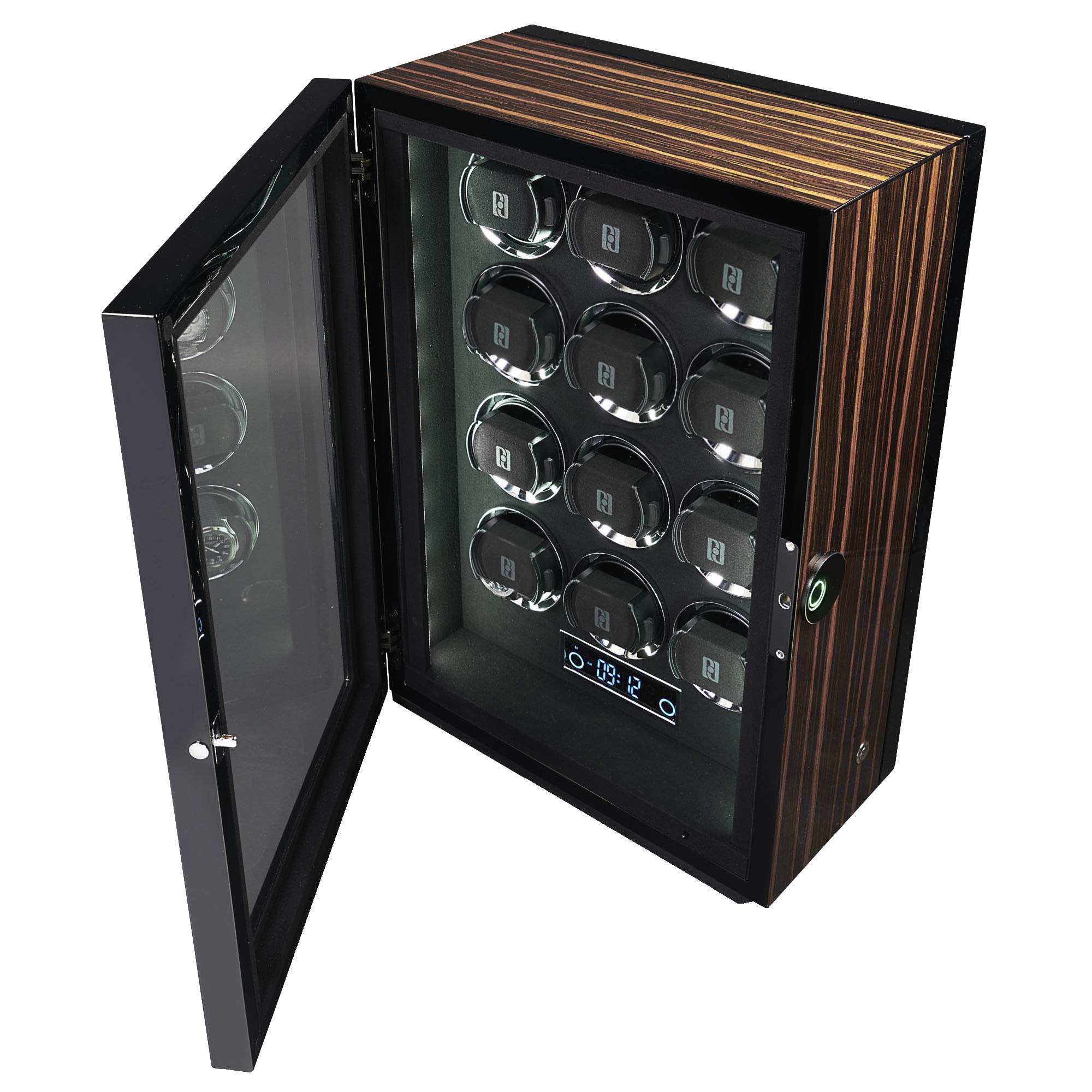 Buy BILLSTONE Fusion 12 Fingerprint Watch Winder Box Automatic Watch